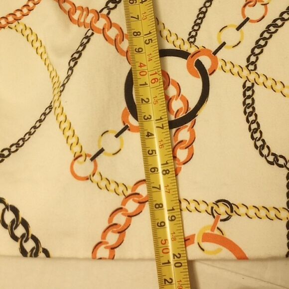 Chain print three quarter length sleeve cropped blazer - Picture 11 of 11